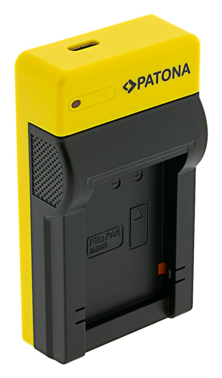 PATONA Slim Carregador USB com entrada USB‑C para Leica V‑Lux, V‑Lux 2, VLux 2 II e Panasonic DMW‑BMB9 PATONA Slim Carregador USB com entrada USB‑C para Leica V‑Lux, V‑Lux 2, VLux 2 II e Panasonic DMW‑BMB9