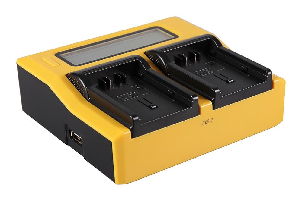 PATONA Dual LCD USB Caricabatterie per Panasonic VBN130 VBN130E VBN260 VBN390 PATONA Dual LCD USB Caricabatterie per Panasonic VBN130 VBN130E VBN260 VBN390