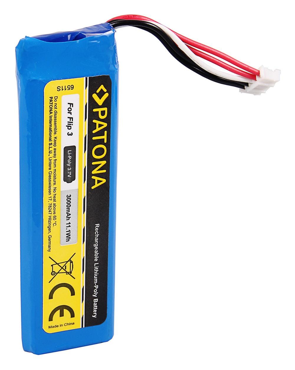 Batterie PATONA pour JBL Flip 3 GSP872693 Batterie PATONA pour JBL Flip 3 GSP872693