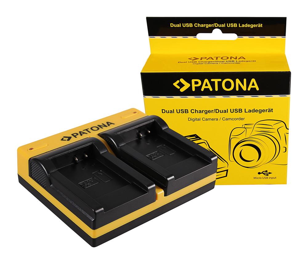 PATONA Carregador Dual para Olympus Li-70B – 2 Baterias + Micro‑USB | PTS‑TRADING PATONA Carregador Dual para Olympus Li-70B – 2 Baterias + Micro‑USB | PTS‑TRADING