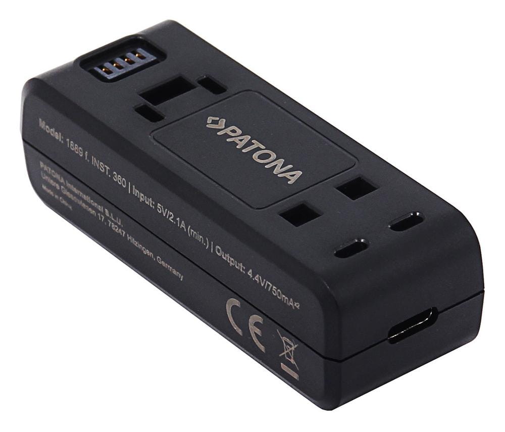 Carregador Dual USB PATONA para Insta360 ONE R 360 ONE RS INST100-04