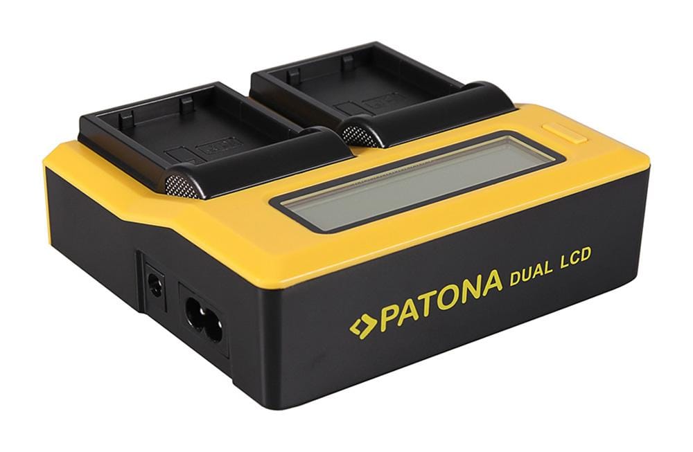 PATONA Dual LCD USB Caricatore per Nikon ENEL21 EN-EL21