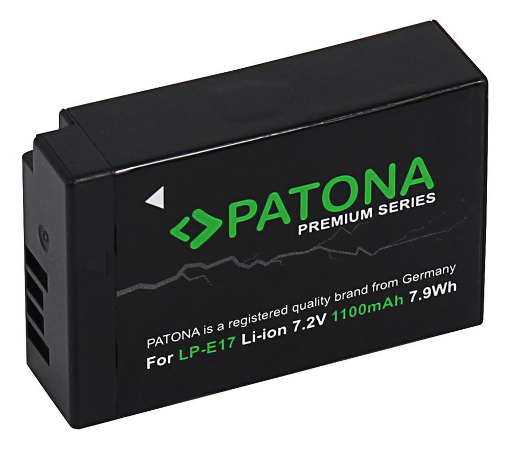 PATONA Bateria Premium para Canon LP‑E17 EOS 200D 750D 760D 8000D Kiss X8i Rebel