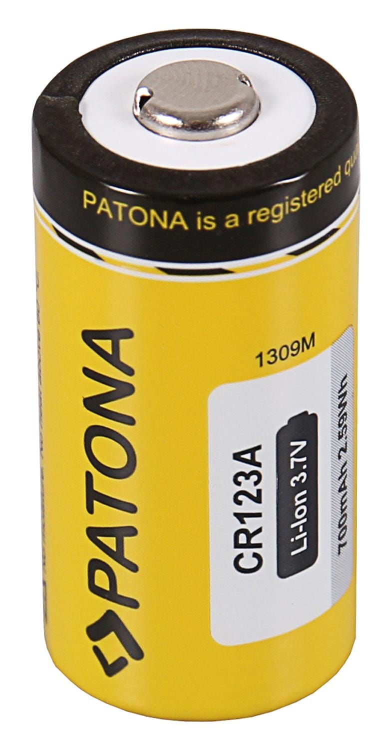 PATONA CR123A 16340 Li-Ion Battery 3.7 V 700 mAh for Digital Cameras, LED Flashlights, Laser Pointers, Video Surveillance Systems, Model Building PATONA CR123A 16340 Li-Ion Battery 3.7 V 700 mAh for Digital Cameras, LED Flashlights, Laser Pointers, Video Surveillance Systems, Model Building