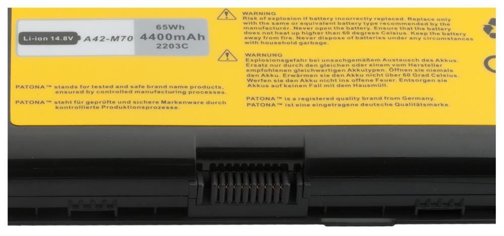 PATONA Battery for Asus A32-F70, A41-M70, A42-M70, L0690LC, L082036, P0004440 PATONA Battery for Asus A32-F70, A41-M70, A42-M70, L0690LC, L082036, P0004440