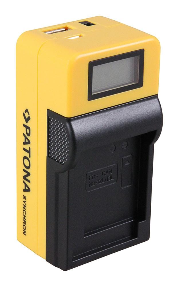 PATONA Synchron USB cargador para Canon NB12L NB-12L NB13L con pantalla LCD PATONA Synchron USB cargador para Canon NB12L NB-12L NB13L con pantalla LCD