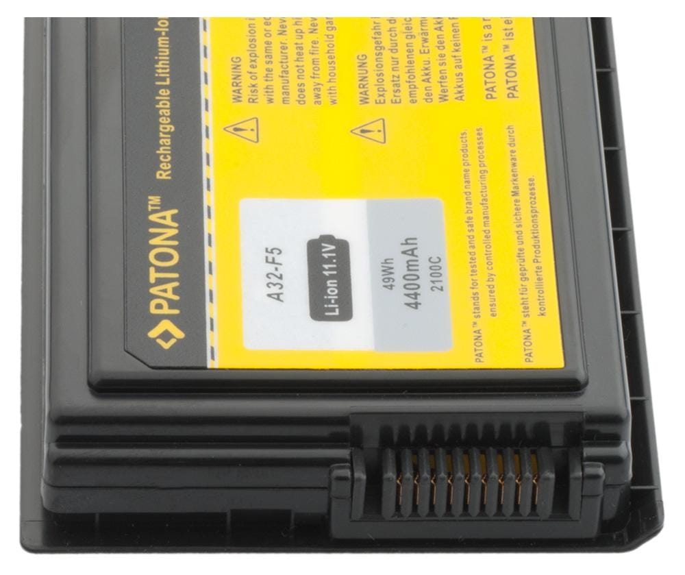 PATONA Battery for Asus A32-F5 X50 F5 F5C F5GL F5M F5N F5R F5RI PATONA Battery for Asus A32-F5 X50 F5 F5C F5GL F5M F5N F5R F5RI