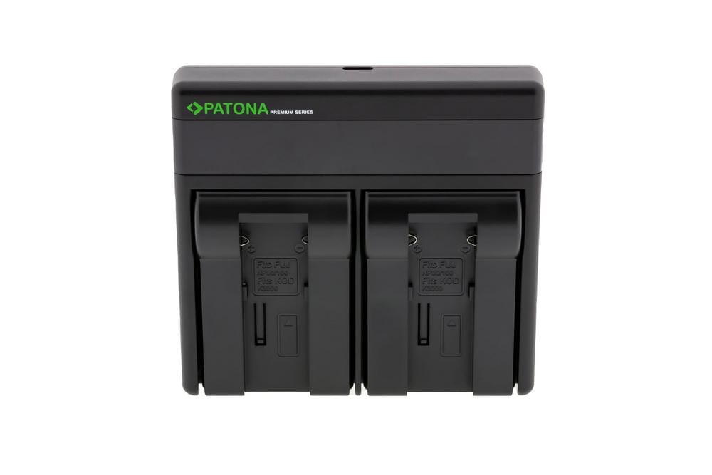 PATONA Premium Dual PD Performance Charger for Fuji NP-80 including USB‑C Input/Output