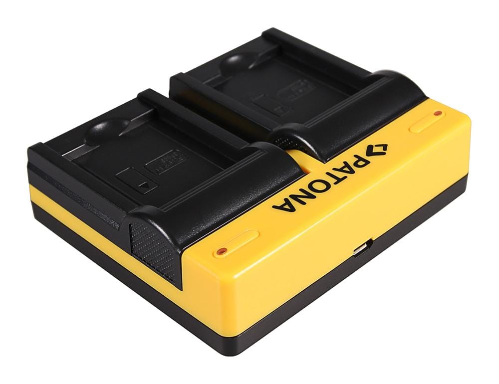 Carregador Dual PATONA para Samsung BP88B MV900 MV900F com cabo Micro-USB Carregador Dual PATONA para Samsung BP88B MV900 MV900F com cabo Micro-USB