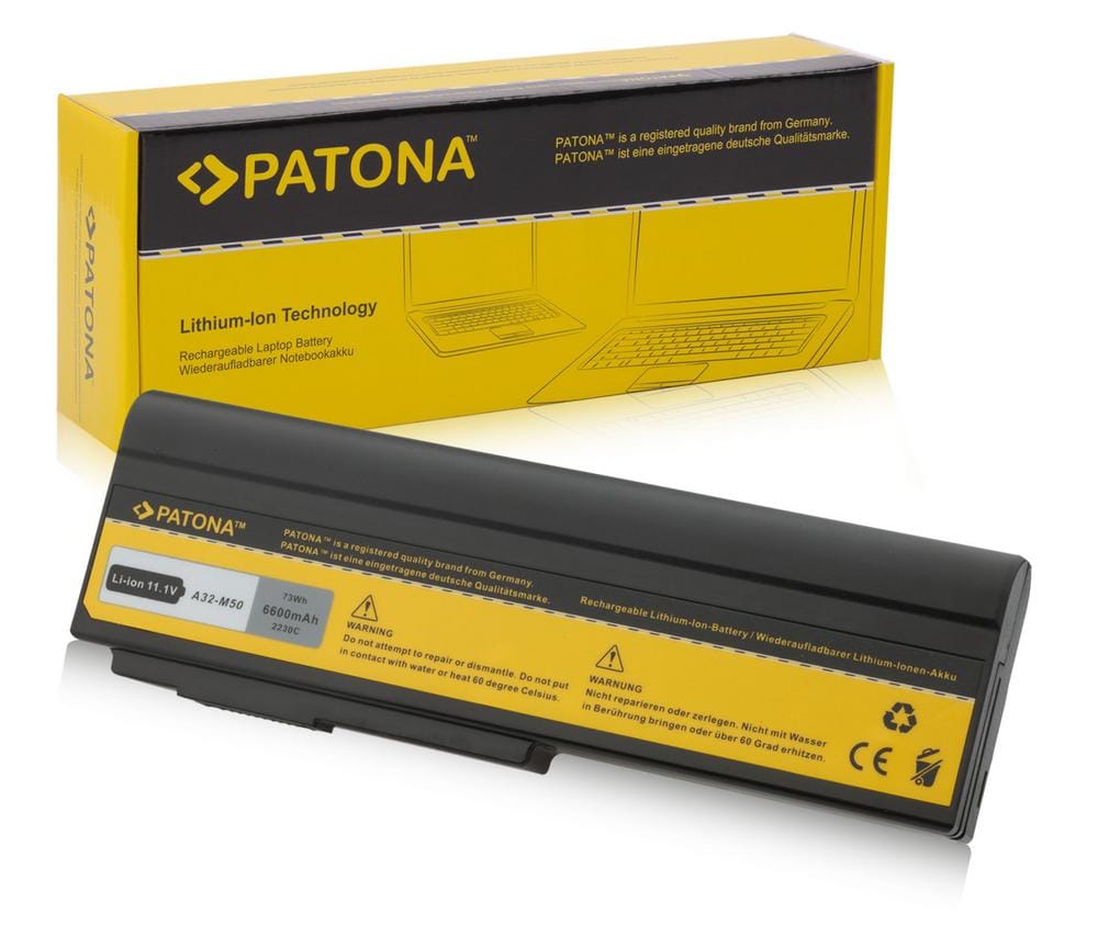 PATONA Battery for Asus M50 M60 M70SA X55 X57 G50 N61 L50 N53 X64 G60 A32-M50