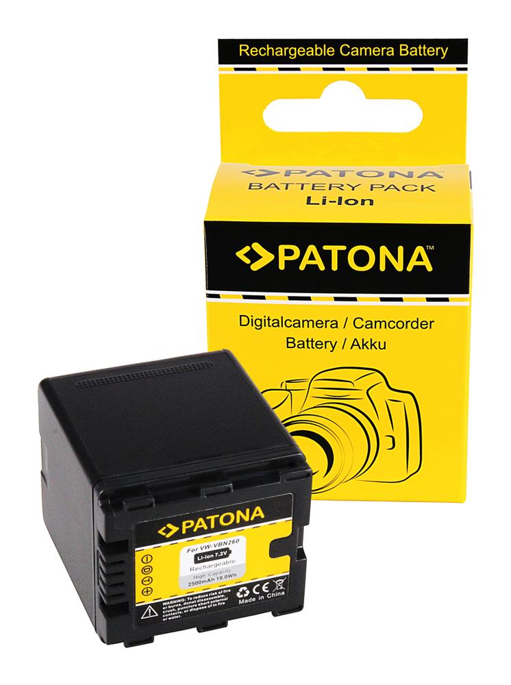 PATONA akumulator do Panasonic HDC‑SD800 SD900 SD909 TM900 HS900 VW‑VBN260 PATONA akumulator do Panasonic HDC‑SD800 SD900 SD909 TM900 HS900 VW‑VBN260