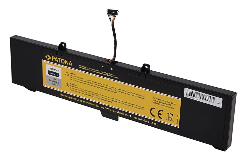 PATONA bateria para Lenovo Y50‑70 L13M4P02 L13N4P01 2ICP5 57 128‑2 PATONA bateria para Lenovo Y50‑70 L13M4P02 L13N4P01 2ICP5 57 128‑2