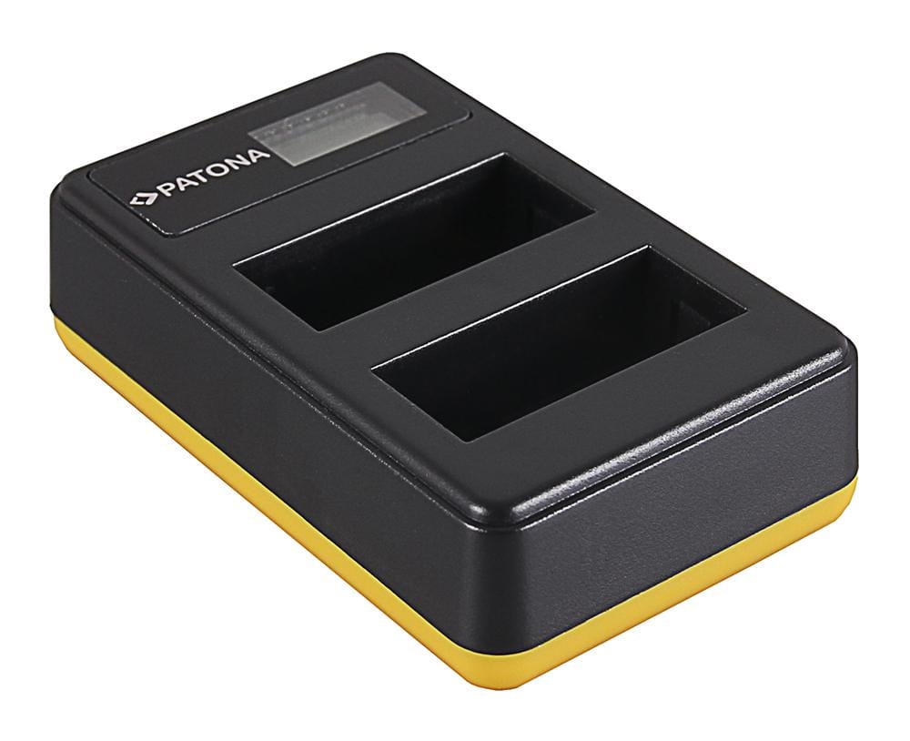 Caricatore USB Dual LCD PATONA per Canon LP-E8 550D 600D 650D 700D