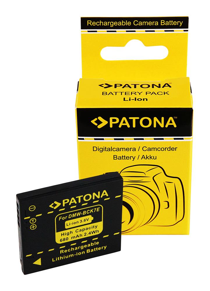PATONA bateria para Panasonic DMC-FH2 FH5 FH7 FH25 DMW-BCK7E PATONA bateria para Panasonic DMC-FH2 FH5 FH7 FH25 DMW-BCK7E