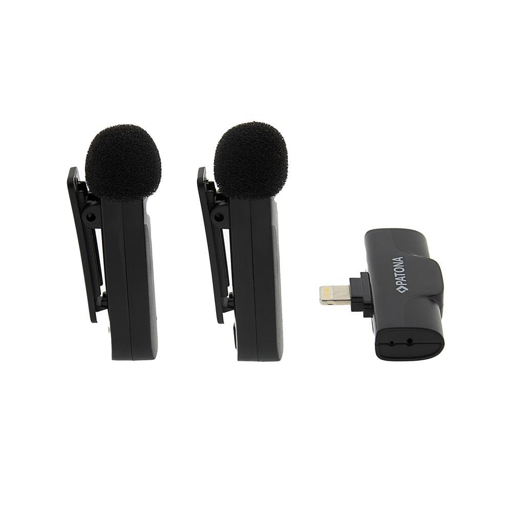 PATONA Premium Clip-on Lavalier Microphone for Apple iPhone and iPad