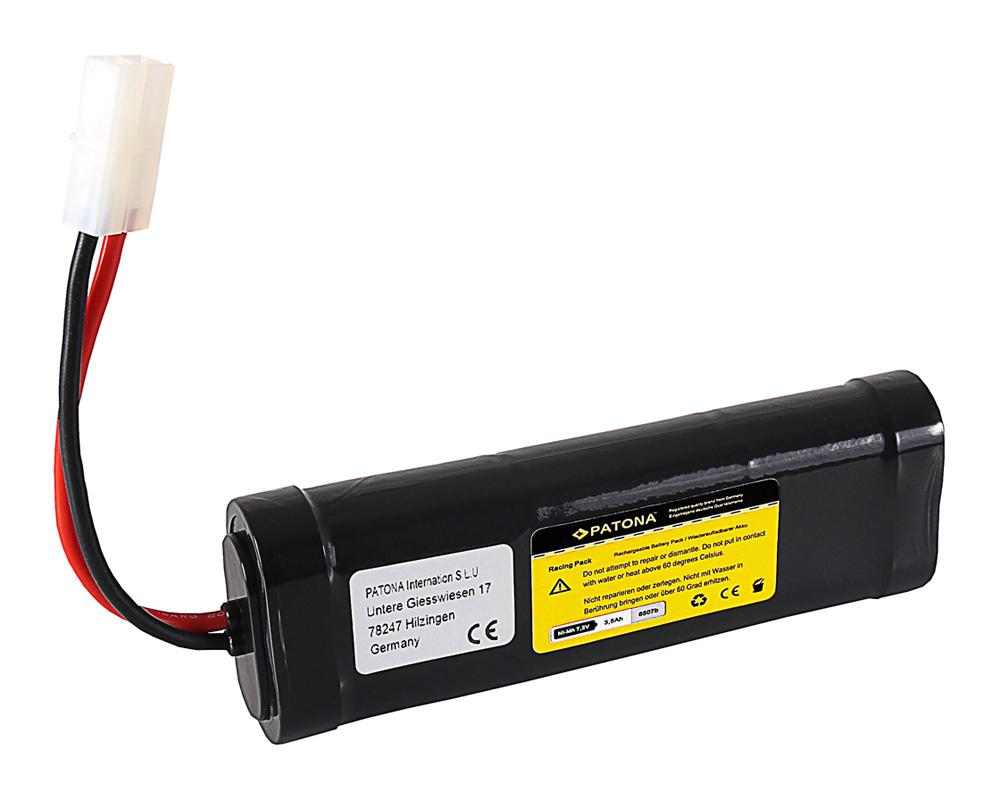 PATONA RC Batterie 7,2 V 3500 mAh Ni-MH pour véhicules Tamiya RC PATONA RC Batterie 7,2 V 3500 mAh Ni-MH pour véhicules Tamiya RC