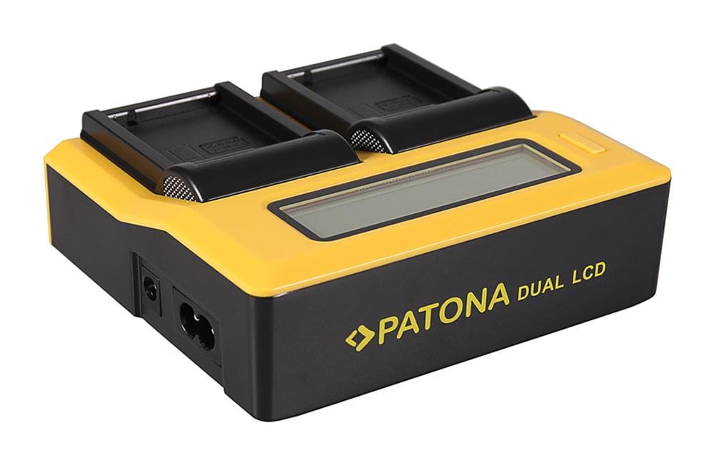 PATONA Cargador Dual LCD USB para Panasonic BLC12 BLC12PP DMWBLC12 E DMW-BLC12 E PATONA Cargador Dual LCD USB para Panasonic BLC12 BLC12PP DMWBLC12 E DMW-BLC12 E
