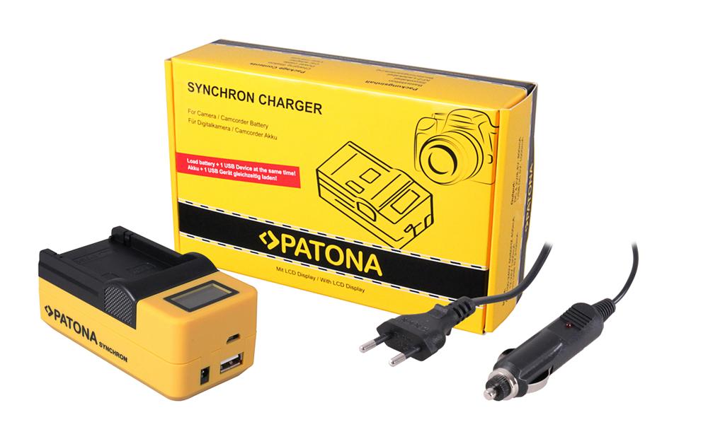 Chargeur USB Synchron PATONA pour Avant BATS4 Konica avec affichage LCD Chargeur USB Synchron PATONA pour Avant BATS4 Konica avec affichage LCD