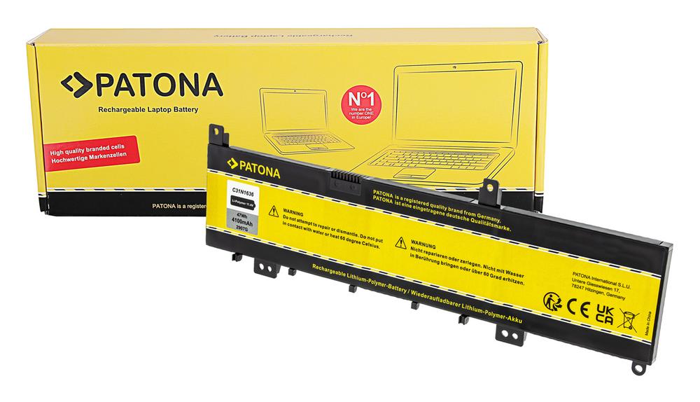 PATONA Laptop Battery for Asus N580VN (C31N1636) PATONA Laptop Battery for Asus N580VN (C31N1636)