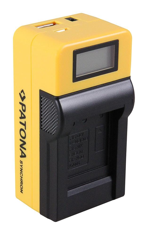 Chargeur USB Synchron PATONA pour Nikon EN-EL10 avec écran LCD Chargeur USB Synchron PATONA pour Nikon EN-EL10 avec écran LCD