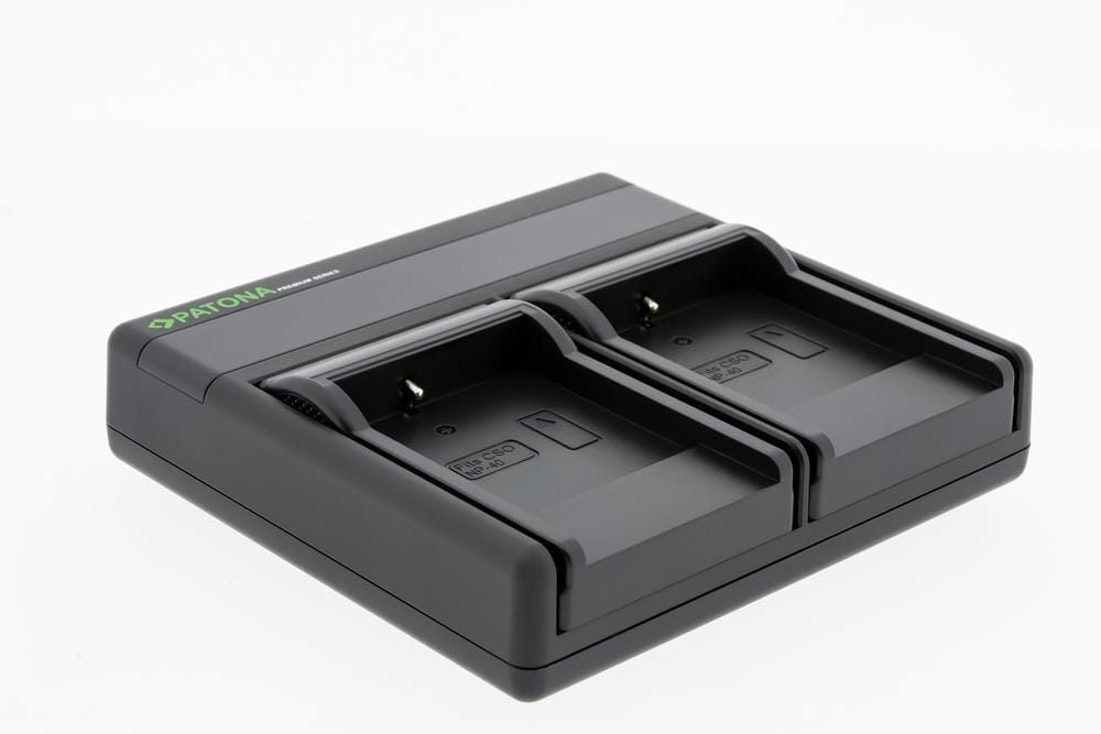 PATONA Premium Dual PD Performance Charger for Casio NP-40 with USB-C Input/Output PATONA Premium Dual PD Performance Charger for Casio NP-40 with USB-C Input/Output