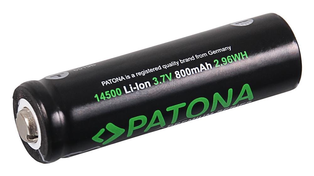 PATONA Premium 14500 ICR14500 Li‑Ion bateria 3,7 V 800 mAh para dispositivos 14500 PATONA Premium 14500 ICR14500 Li‑Ion bateria 3,7 V 800 mAh para dispositivos 14500