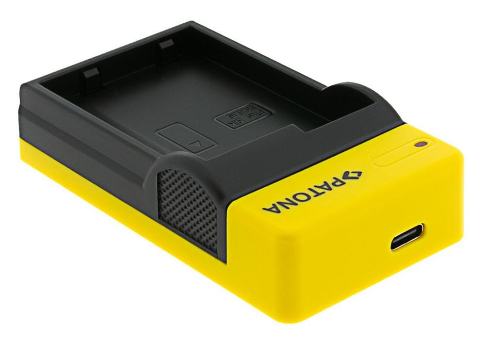 Carregador USB Slim PATONA com entrada USB‑C para Nikon EN‑EL15 D600 D610 D7000 D7100 D800 Carregador USB Slim PATONA com entrada USB‑C para Nikon EN‑EL15 D600 D610 D7000 D7100 D800