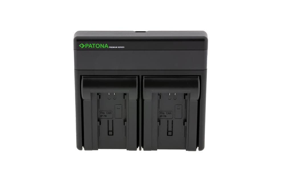 PATONA Premium Dual PD Charger for Canon BP727 with USB‑C Input/Output PATONA Premium Dual PD Charger for Canon BP727 with USB‑C Input/Output