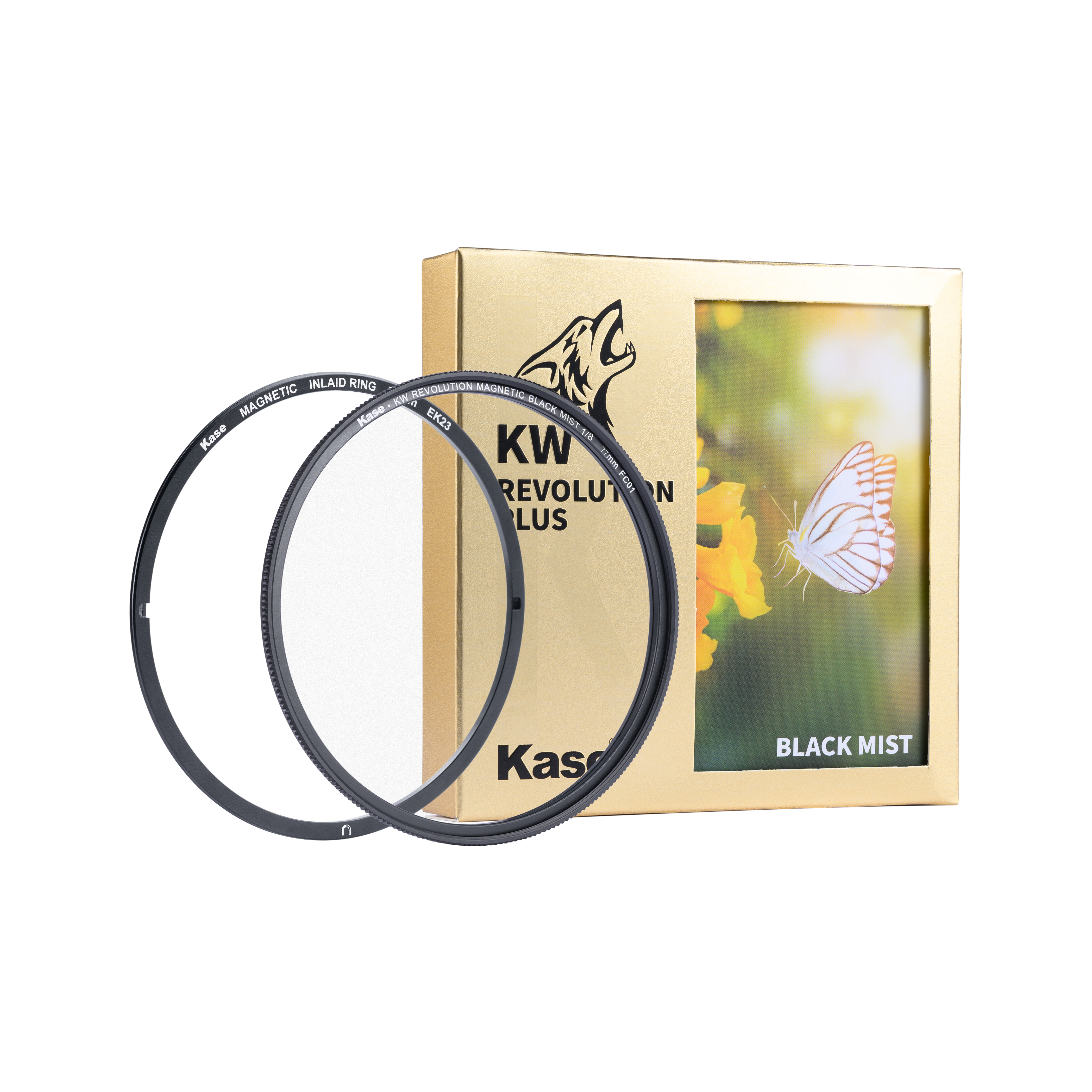 KW Revolution Plus Magnetic Black Mist Diffusion Effect Filter 1/8 KW Revolution Plus Magnetic Black Mist Diffusion Effect Filter 1/8