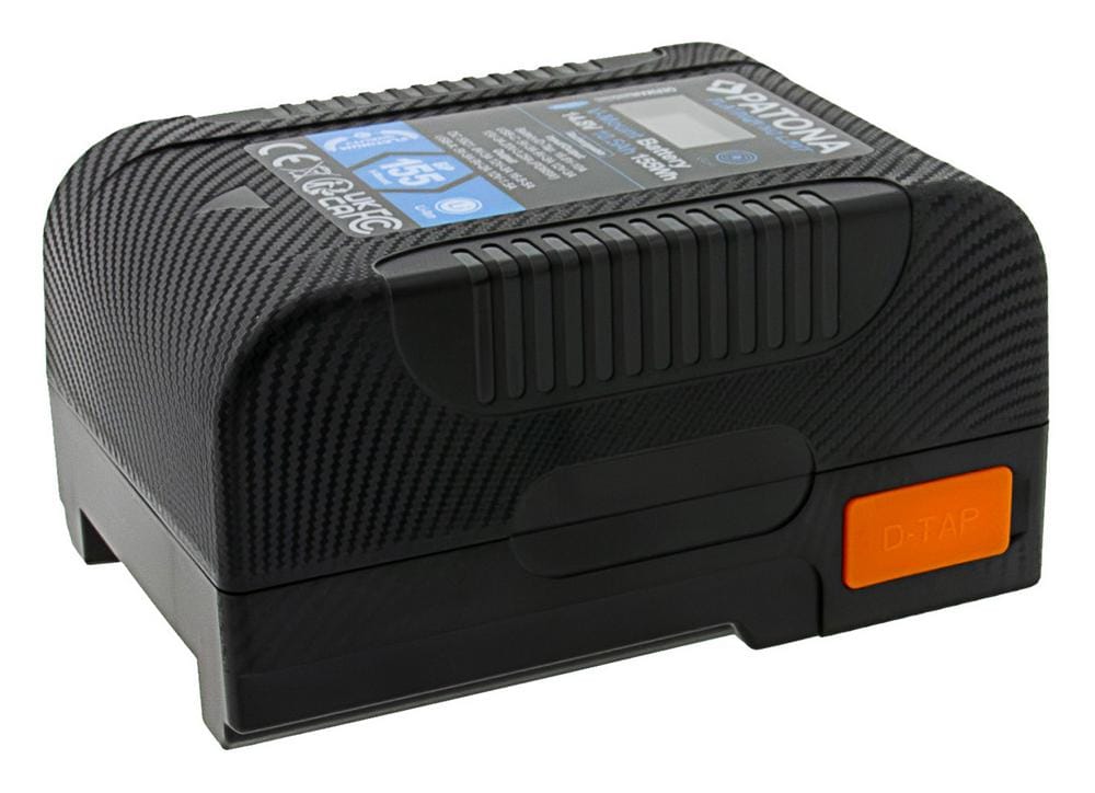 PATONA Platinum V-Mount Battery BP-155W PD65 155Wh USB-C USB-A 2×D-Tap DC-out with Hardcase for Professional Cameras, Monitors, Laptops and Smartphones