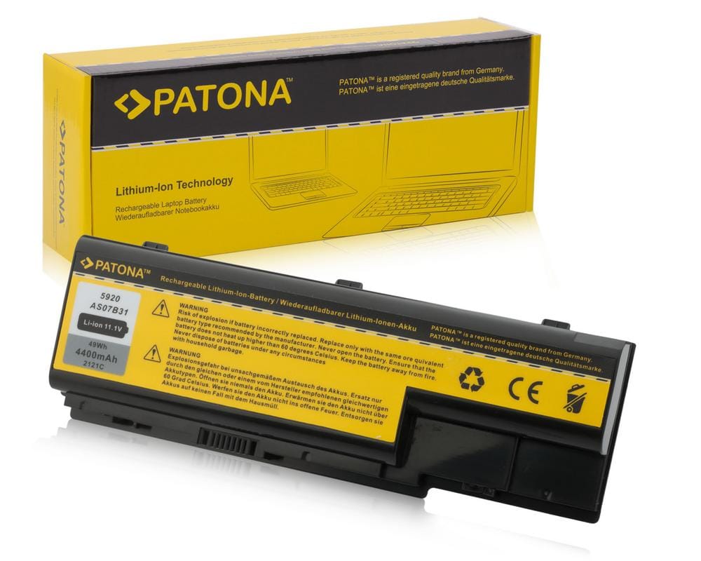 PATONA Bateria para Acer Aspire 5310 5520-6A2G12Mi 5710Z 5720 11,1V PATONA Bateria para Acer Aspire 5310 5520-6A2G12Mi 5710Z 5720 11,1V