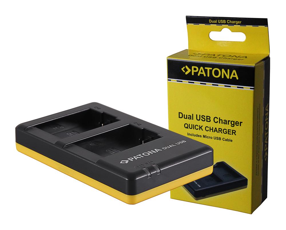 PATONA Dual Fast Charger for Leica BP-DC9 Panasonic DMW-BMB9 V-Lux V-Lux 2 V-Lux 2 II including Micro-USB PATONA Dual Fast Charger for Leica BP-DC9 Panasonic DMW-BMB9 V-Lux V-Lux 2 V-Lux 2 II including Micro-USB