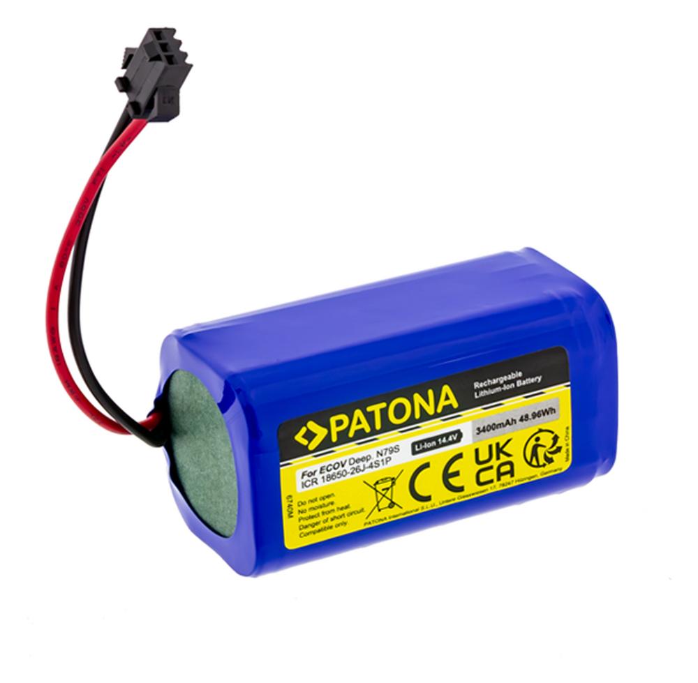 PATONA Batterie pour Ecovacs Deebot N79S 600 601 605 710 715 DH35 DN620 DN621 DN622 DH43 PATONA Batterie pour Ecovacs Deebot N79S 600 601 605 710 715 DH35 DN620 DN621 DN622 DH43
