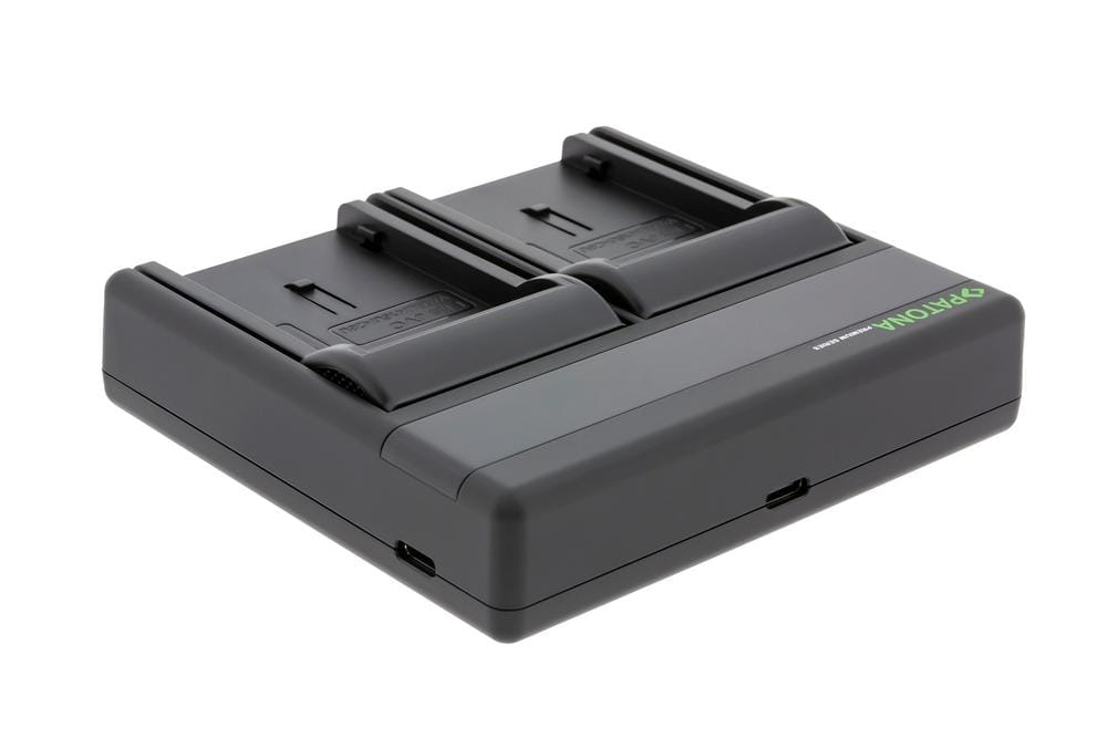 Chargeur PATONA Premium Dual PD Performance pour JVC BN-V408U avec Entrée/Sortie USB‑C