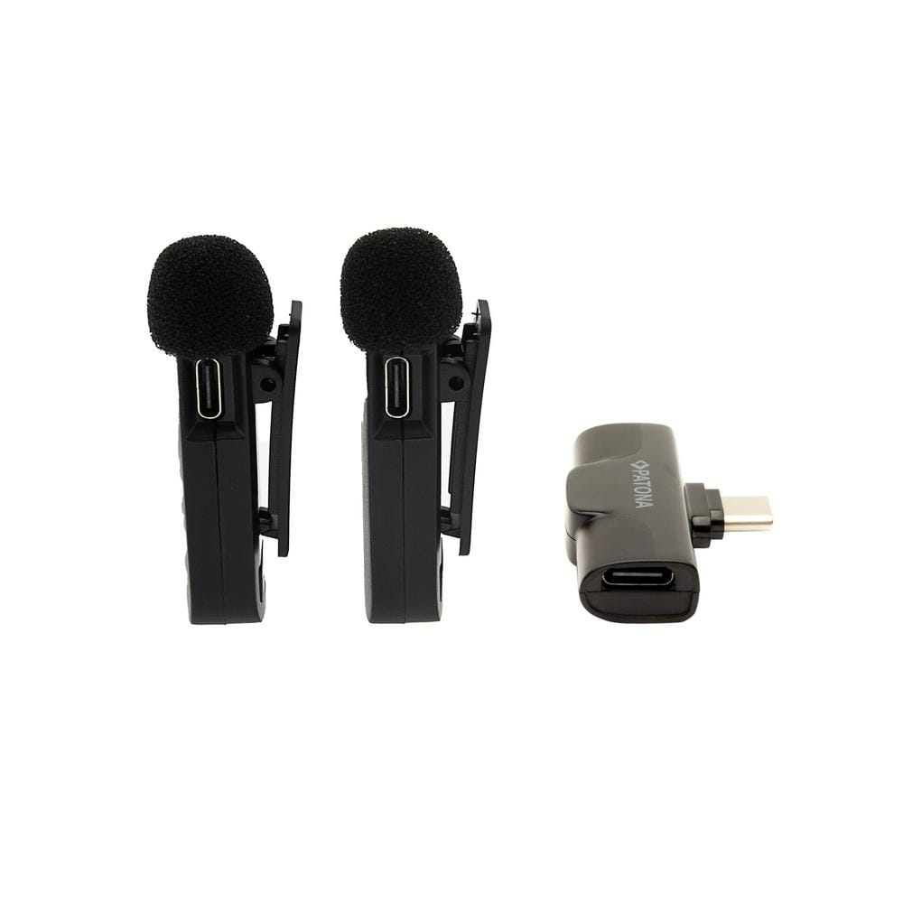 PATONA Premium Microfono Lavalier a Clip per Smartphone con USB‑C PATONA Premium Microfono Lavalier a Clip per Smartphone con USB‑C