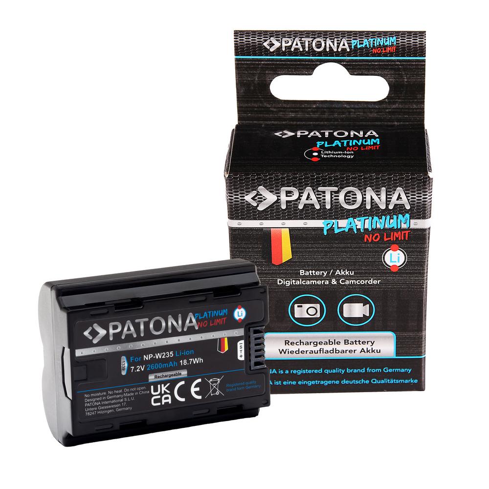 PATONA Platinum Batteria per Fuji FinePix NP-W235 XT-4 XT4 PATONA Platinum Batteria per Fuji FinePix NP-W235 XT-4 XT4