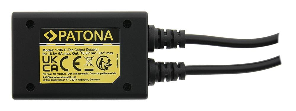 PATONA D‑TAP Outdoor Splitter 2‑Way – 1 Female Connector to 2 Male Connectors PATONA D‑TAP Outdoor Splitter 2‑Way – 1 Female Connector to 2 Male Connectors