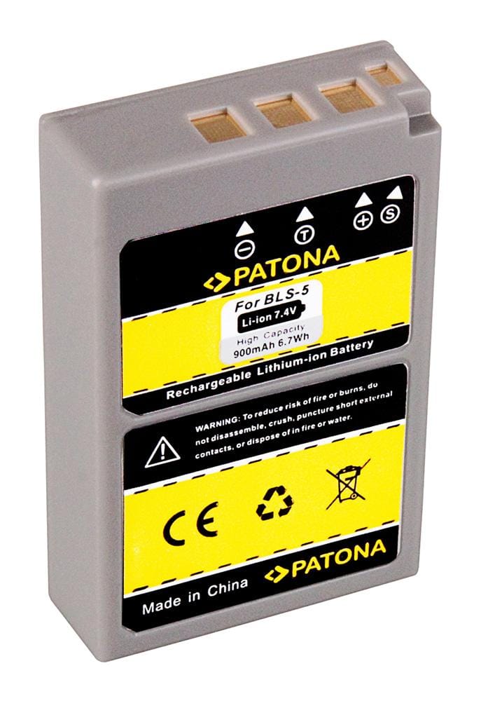 PATONA Battery for Olympus BLS5 PEN E-PL2/E-PL3/E-P3/E-PM1 PATONA Battery for Olympus BLS5 PEN E-PL2/E-PL3/E-P3/E-PM1