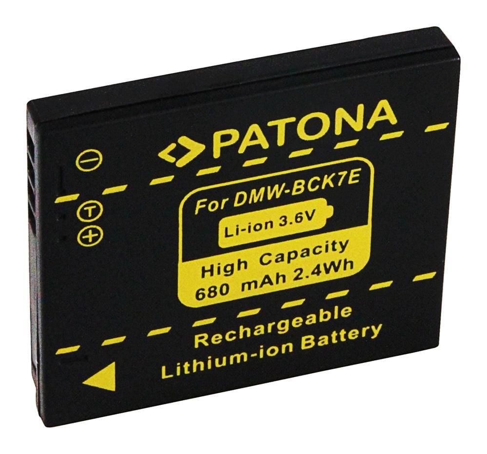 PATONA Batteria per Panasonic DMC-FH2 FH5 FH7 FH25 DMW-BCK7E