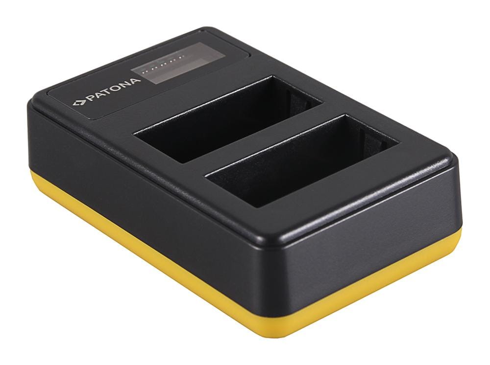 PATONA Caricabatterie Dual LCD USB per batteria Fujifilm NP‑W126 – compatibile con HS30 EXR HS30EXR HS‑30EXR HS33 X‑Pro 1 PATONA Caricabatterie Dual LCD USB per batteria Fujifilm NP‑W126 – compatibile con HS30 EXR HS30EXR HS‑30EXR HS33 X‑Pro 1