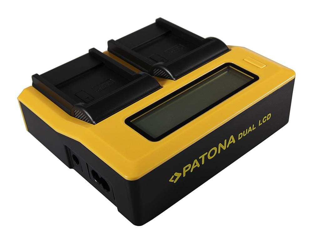 PATONA Dual LCD USB Charger for BENQ, Casio NP-40, DC P500, E520, E520+, E610