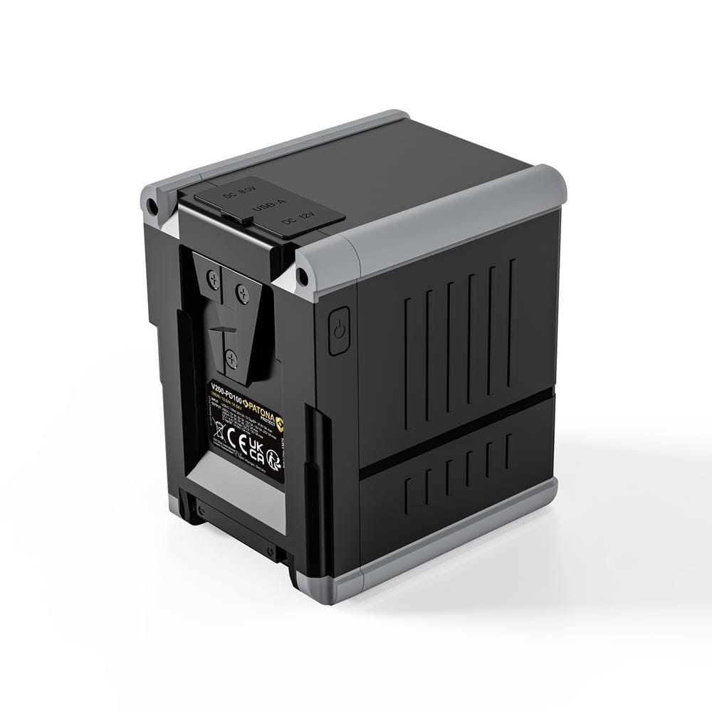 PATONA PROTECT V‑Mount Battery V200‑PD100 198 Wh with USB‑C PD100 W, USB‑A, D‑Tap and 2 DC Outputs