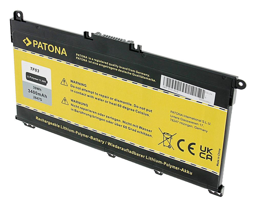 PATONA Battery for HP Pavilion 15-CC 15-CD 17-AR Series 14-BF 14-BF040WM 14-BK 14-BK061ST TF03