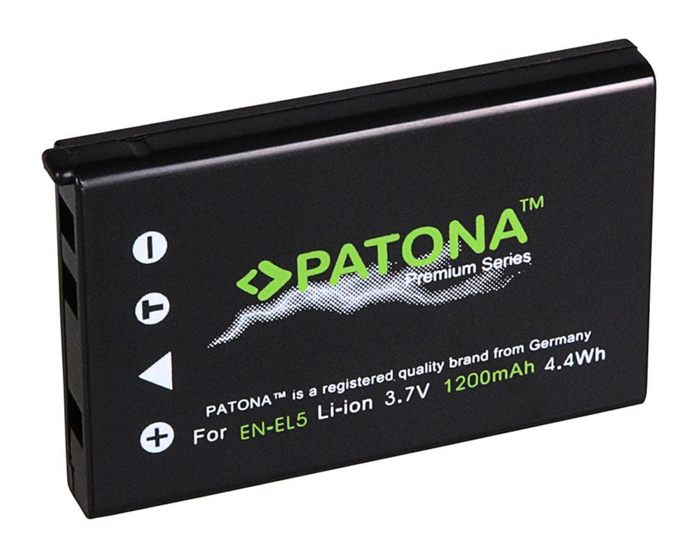 PATONA Premium Batteria per Nikon EN-EL5 CoolPix 3700 4200 5200 5900 7900 PATONA Premium Batteria per Nikon EN-EL5 CoolPix 3700 4200 5200 5900 7900