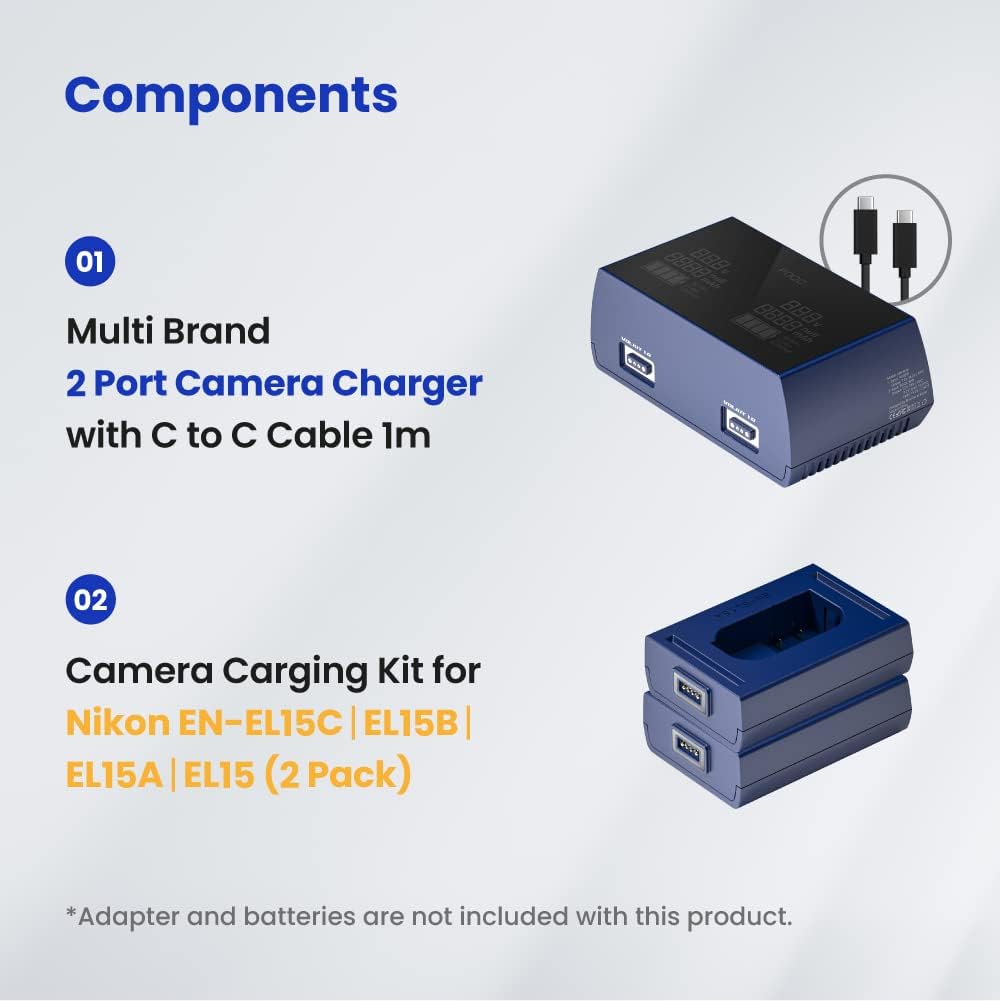 Ładowarka podstawowa Bronine 2-portowa Ładowarka podstawowa Bronine 2-portowa