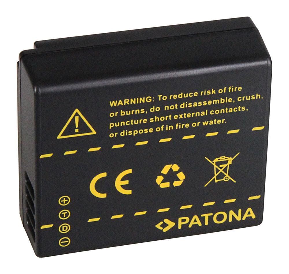 PATONA Batteria per Panasonic DMC GF3T GF3W GF3 GF3x S6 S6K BLE9 BLE9PP