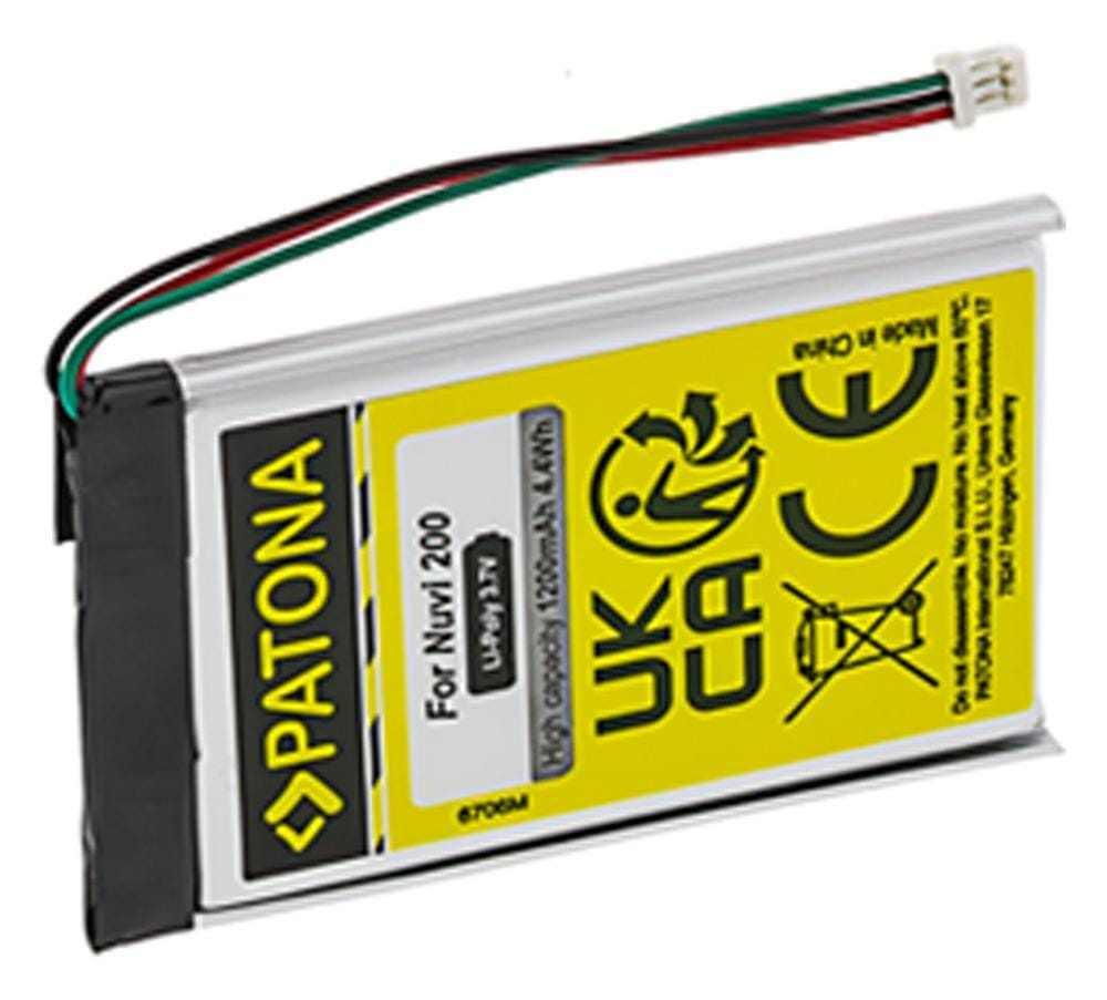 PATONA Batterie pour Garmin Nuvi 200 205 250 255 260 200W 205T 205W 205WT 252W