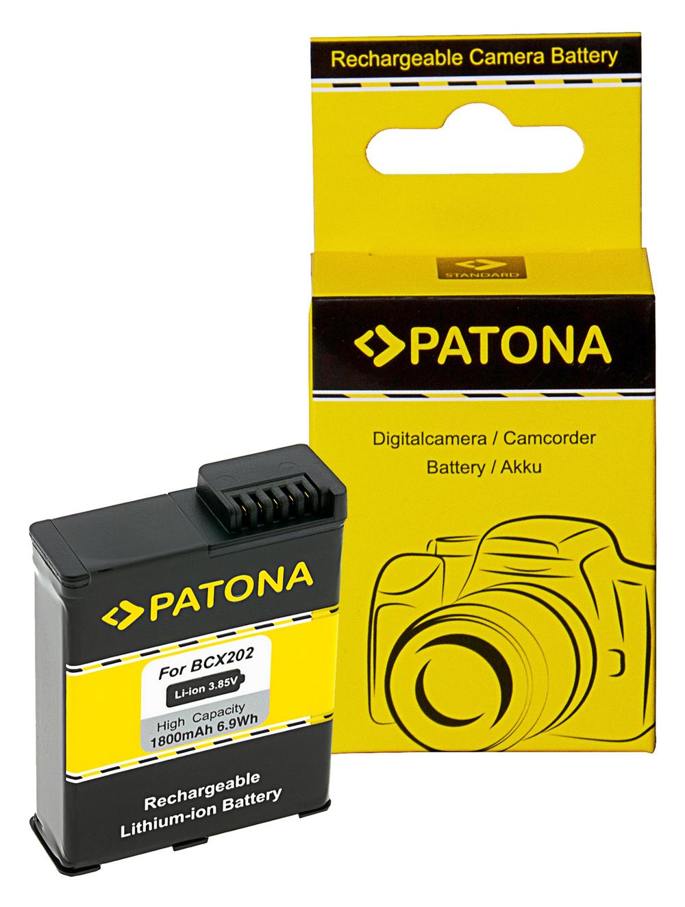 PATONA Battery BCX202 for DJI Osmo Action 3, 4, 5