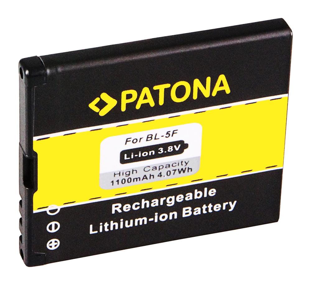 PATONA Battery for Nokia BL-5F 6210 Navigator 6210S 6710 6290 E65 N93i N95