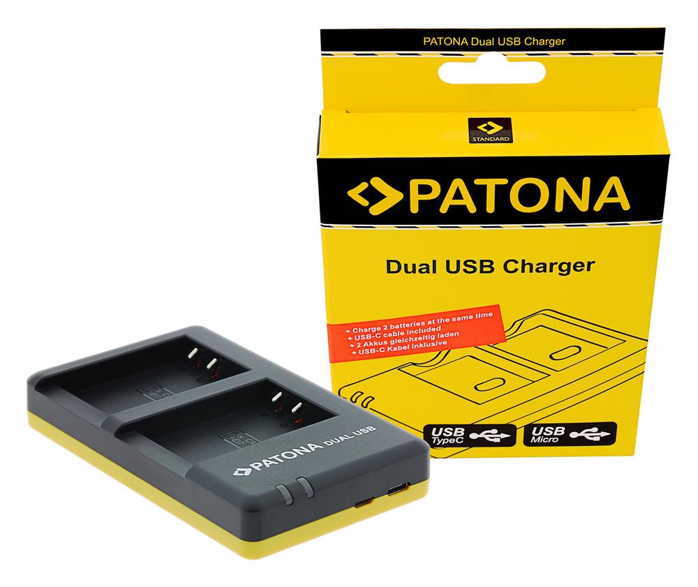 PATONA Dual Fast Charger for Canon LP-E17 EOS 750D, 760D, Kiss X8i – includes USB-C Cable PATONA Dual Fast Charger for Canon LP-E17 EOS 750D, 760D, Kiss X8i – includes USB-C Cable